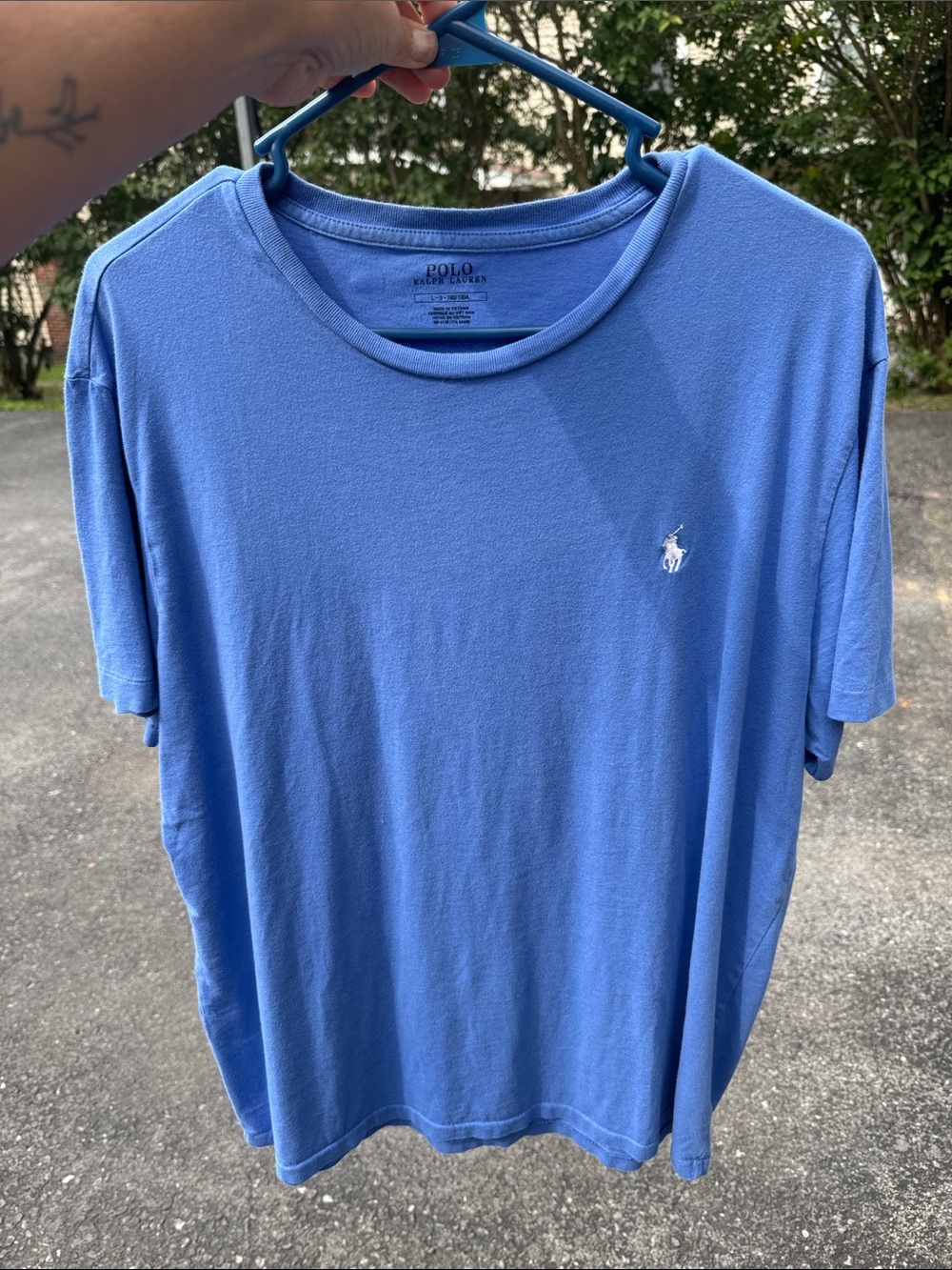 Polo by Ralph Lauren Light Blue Crew Neck Short Sleeve Tee
